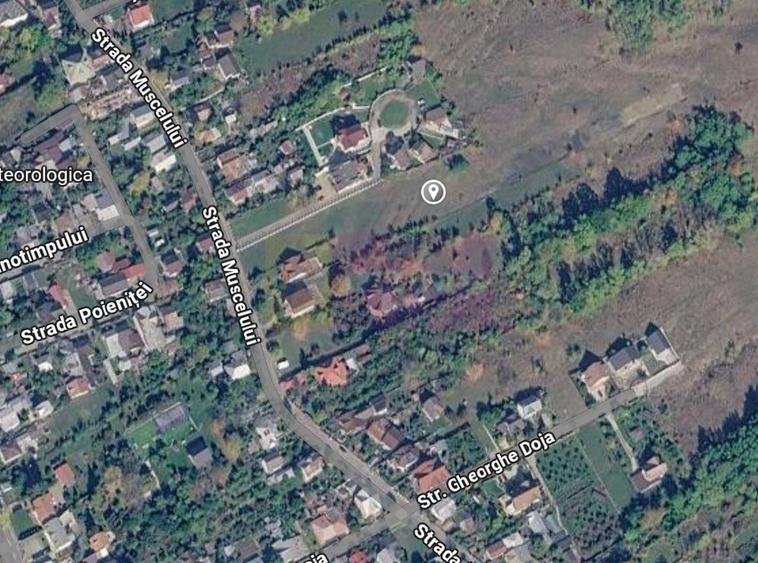 Teren Construcții intravilan de 871 mp, în Mușcel