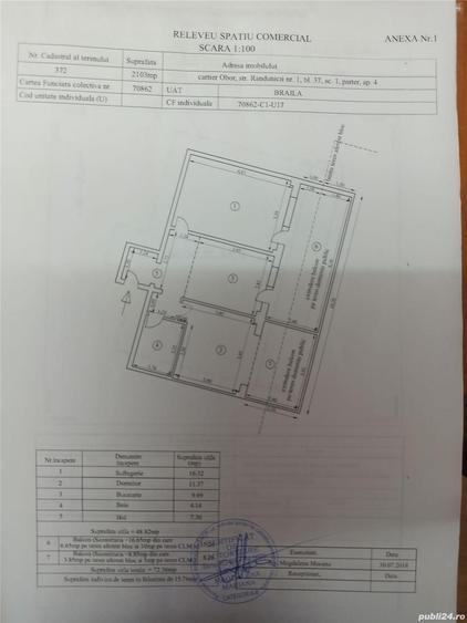 Apartament cu 2 camere decomandat în Obor
