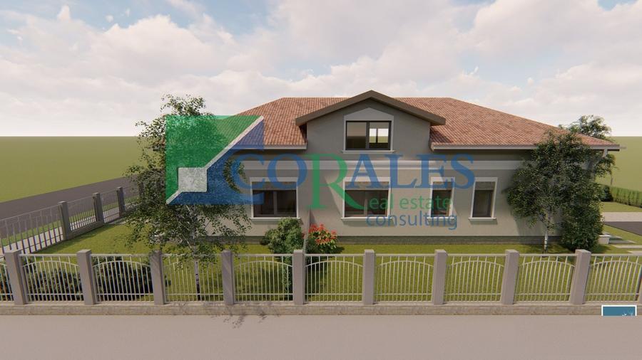 Duplex cu 8 camere cu Teren 480 Mp în Moșnița Veche