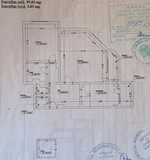Apartament premium 2 camere cu vedere panoramică Faleza Nord - 14