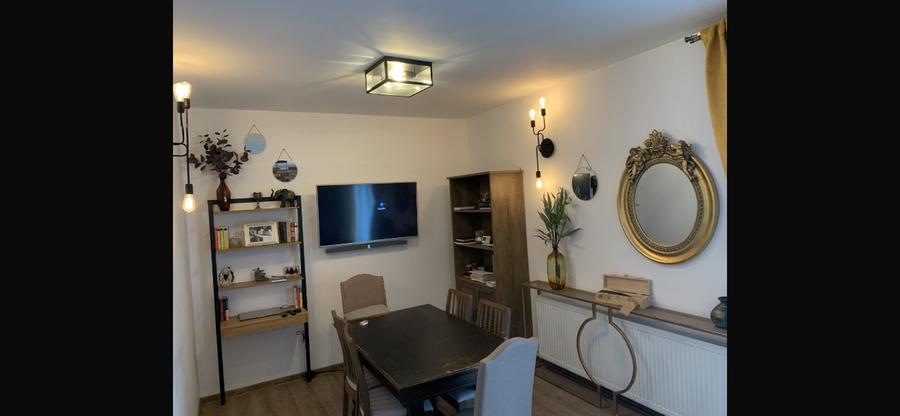 Duplex cu 3 camere cu Teren 200 Mp în Est