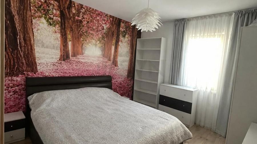 Apartament cu 2 camere semidecomandat, mobilat în Băneasa