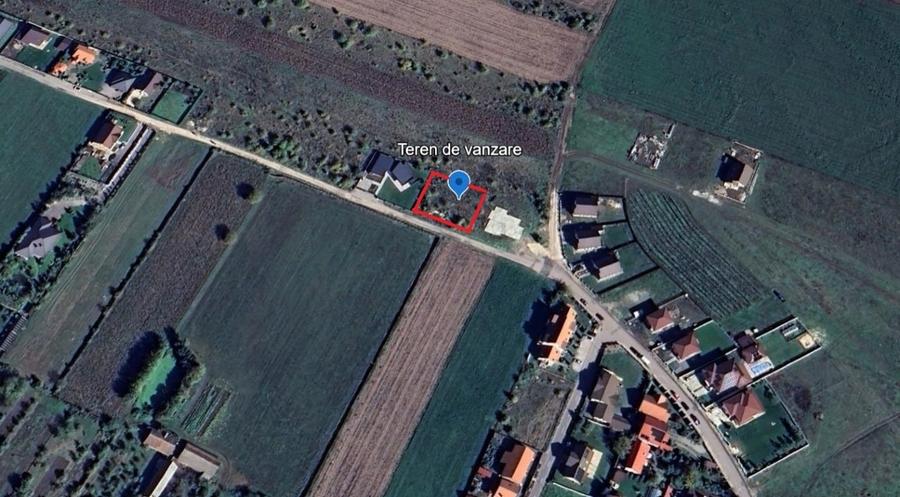 Teren Construcții intravilan de 938 mp, în Sânpetru
