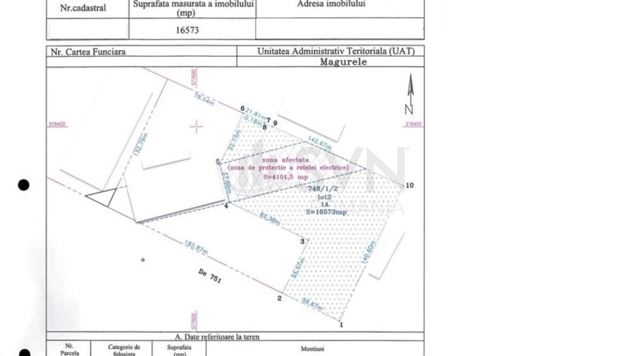 Teren Construcții intravilan de 16573 mp, în Central