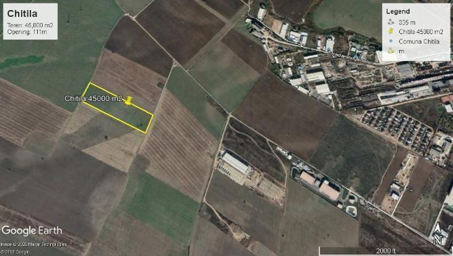 Teren Construcții extravilan de 44950 mp, în Dragomirești-Vale