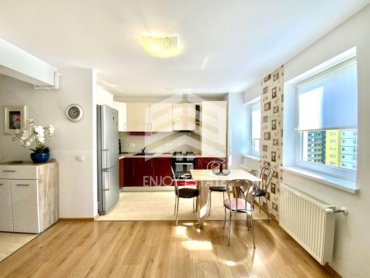 Apartament cu 2 camere decomandat, mobilat în Tractorul