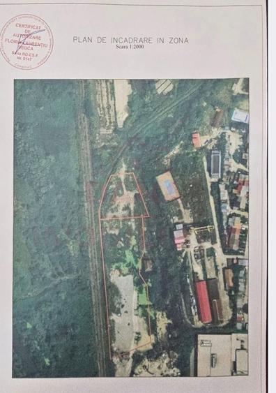 Teren Construcții intravilan de 15500 mp, în Nord