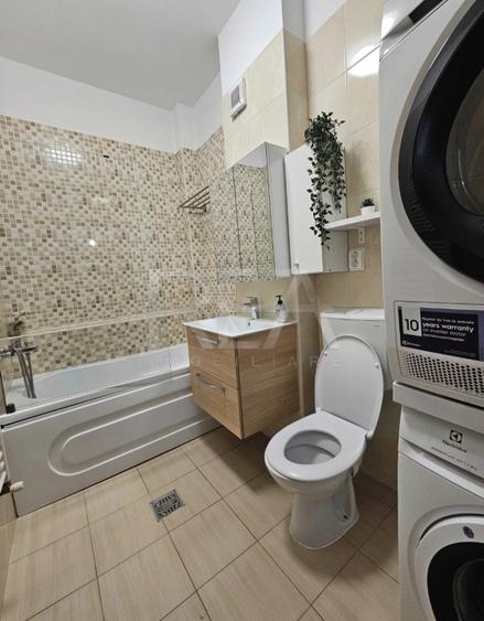 Apartament cu 2 camere semidecomandat, mobilat în Virtuții