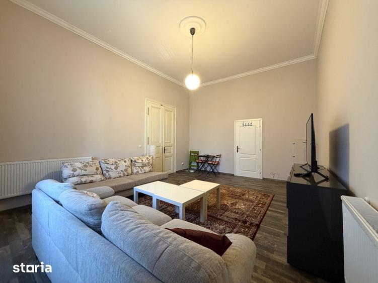 Apartament cu 3 camere, 83mp utili, etaj 1, renovat si mobilat-Sinaia - 7