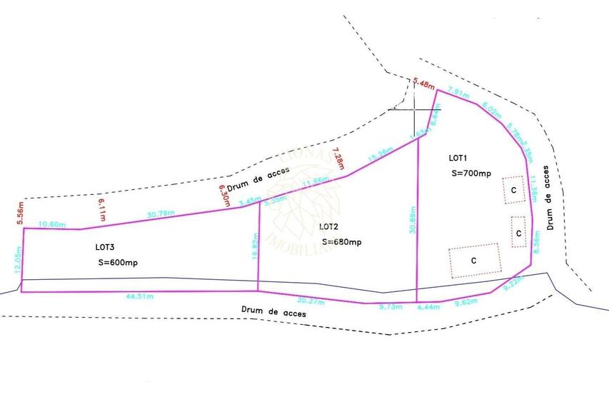 Teren Construcții intravilan de 1997 mp, în Ghinda