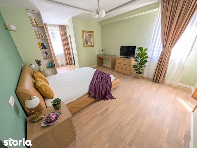 Apartament cu 4 camere, mobilat în Central