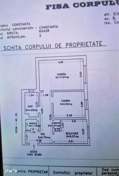 Inel 2, parter inalt, doua camere decomandate. - 14