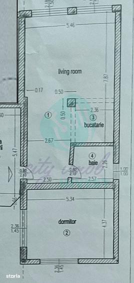 Apartament cu 2 camere în Dorobanți