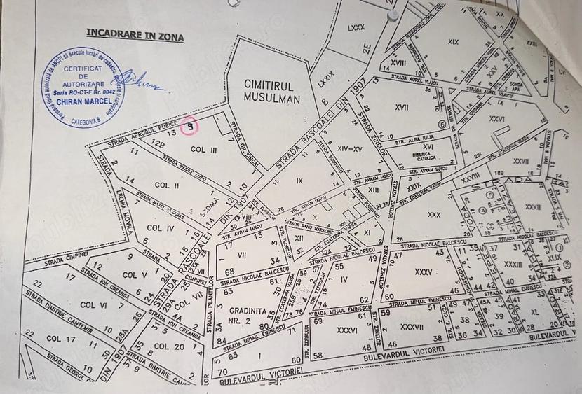 Teren de vanzare in Techirghiol, Constan?a 1.061 mp2 + casa batraneasca locuibila - 1