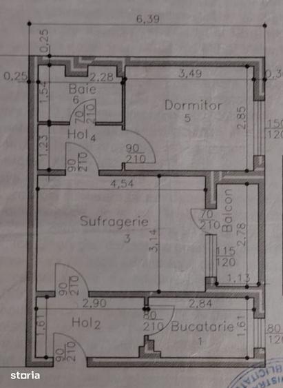Apartament cu 2 camere semidecomandat în Vest