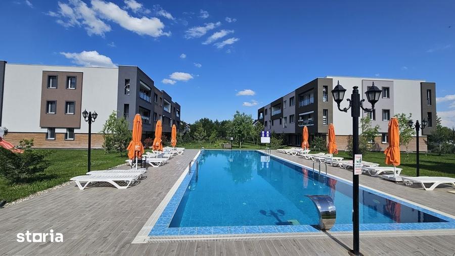 APARTAMENT 2 CAMERE in Complex cu Piscina zona Otopeni bloc NOU - 12