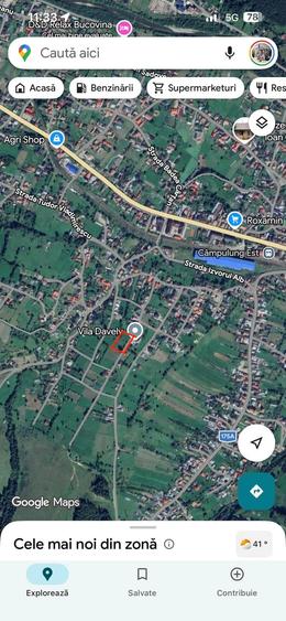 Teren Construcții intravilan de 1598 mp, în Câmpulung Moldovenesc