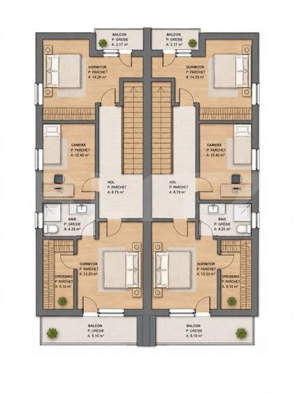Duplex cu 4 camere cu Canalizare în Jucu de Mijloc