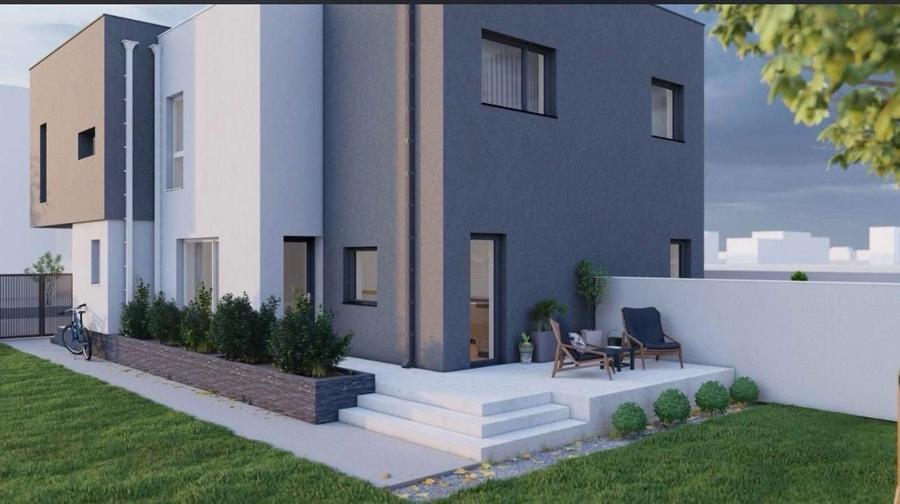 Duplex cu 4 camere cu Canalizare în Săcălaz
