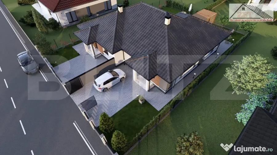Casă cu 3 camere cu Teren 300 Mp în Odoreu
