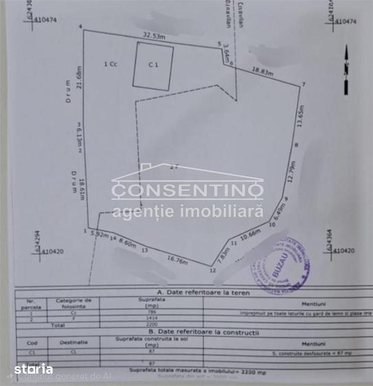 Casă cu 6 camere cu Teren 2200 Mp în Tisău