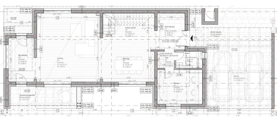 Casă cu 5 camere cu Teren 1100 Mp în Ciurila