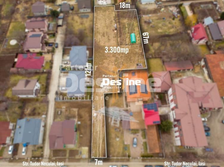 Teren Construcții intravilan de 3315 mp, în Cug