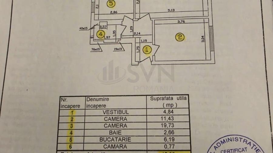 Apartament cu 2 camere decomandat în Primăverii