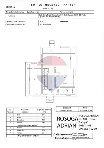Casă cu 5 camere cu Teren 300 Mp în Central