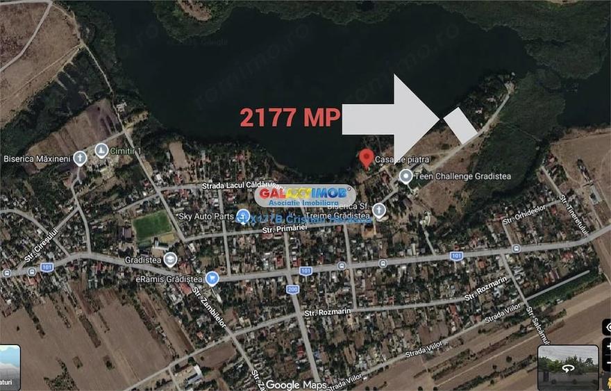 Teren de 2177 mp, în Grădiștea
