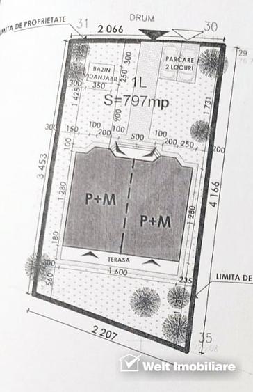 Casă individuală cu 14 camere cu Canalizare în Feleacu