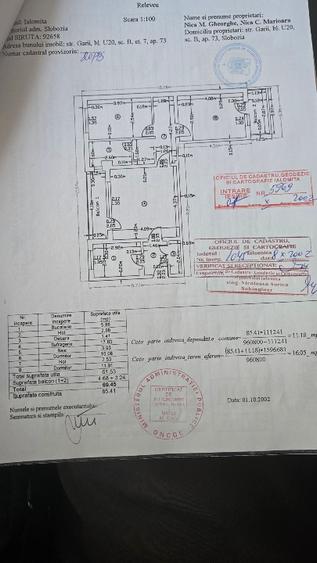 Apartament cu 3 camere semidecomandat în Sud-Vest
