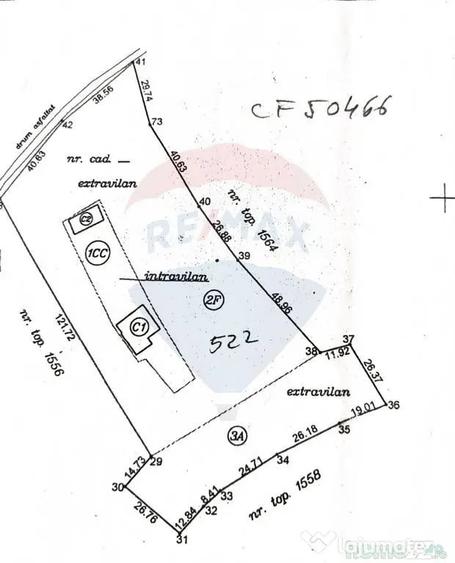 Casă cu 4 camere cu Teren 11769 Mp în Munteni