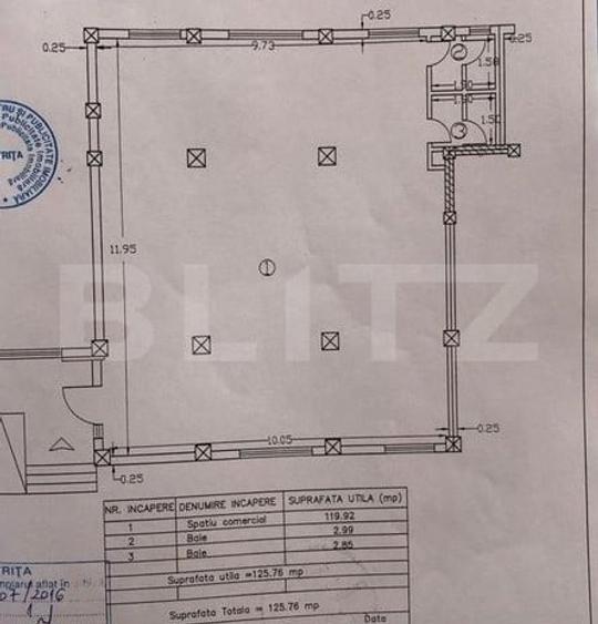 Spațiu comercial, de 125 mp, în Viișoara