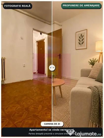 Apartament cu 2 camere decomandat în Apusului