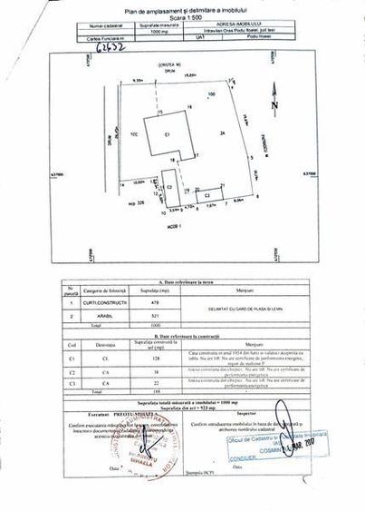 Casa de vanzare + teren 1000 mp, intravilan, Podu Iloaiei - 1