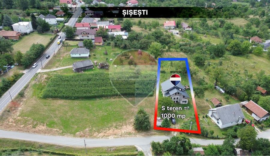 Casă individuală cu 4 camere cu Teren 1000 Mp în Șișești