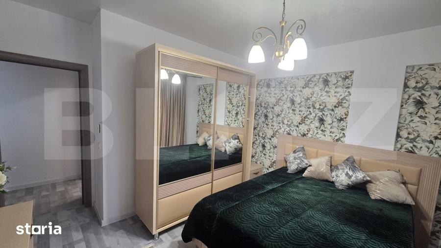 Apartament cu 3 camere semidecomandat în Exterior Nord