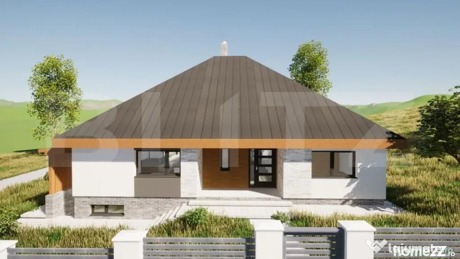 Casă cu 4 camere cu Teren 1300 Mp în Săndulești