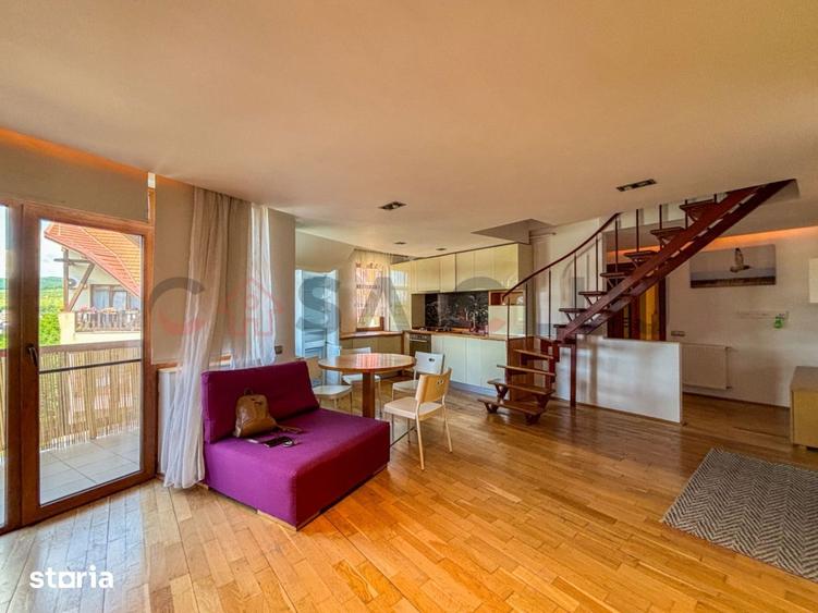 Apartament cu 4 camere, mobilat în Baciu