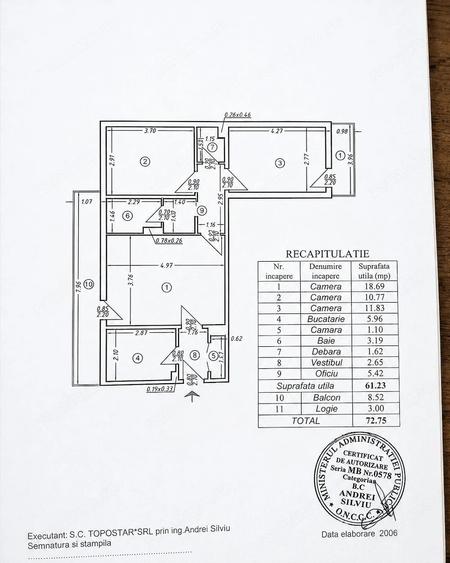Apartament cu 3 camere decomandat în Timișoara