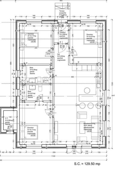 Vila single cu 3 bai, 3 dormitoare+living! Compartimentare excelenta - 11