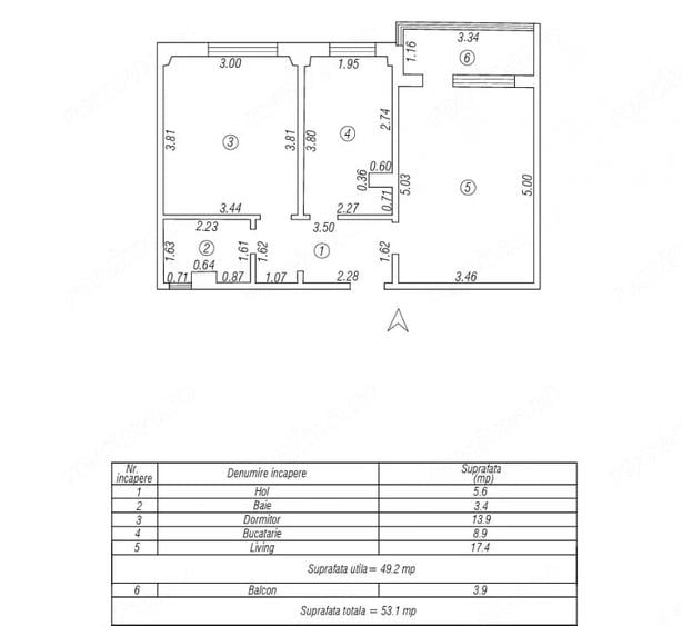 Apartament 2 camere decomandate, Tomis Nord - Boema - 2