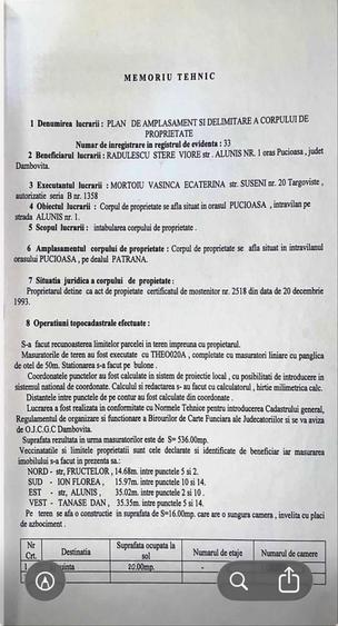 Teren de 536 mp, în Central
