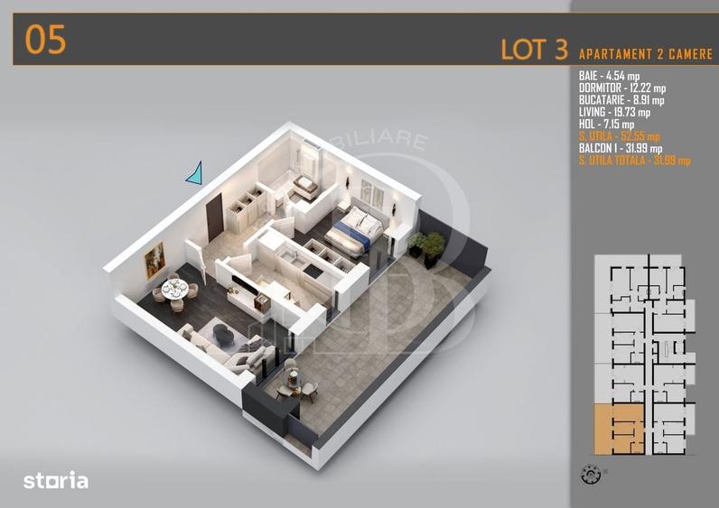 Apartament 2 camere cu terasa Titan-Pallady-Metrou Teclu - 2