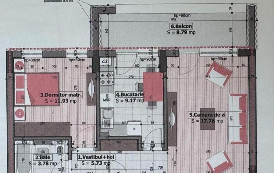 Apartament 2 camere Drumul Binelui/Parcare inclusa - 8
