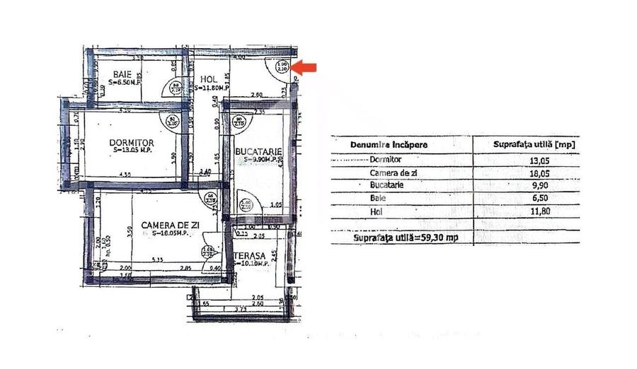 Apartament cu 2 camere, 59mp utili + balcon (10mp), etaj 1/4, Selimbar - 15