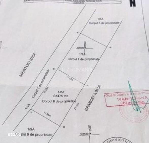 Teren extravilan de vanazre, 475 mp, zona Cosoveni