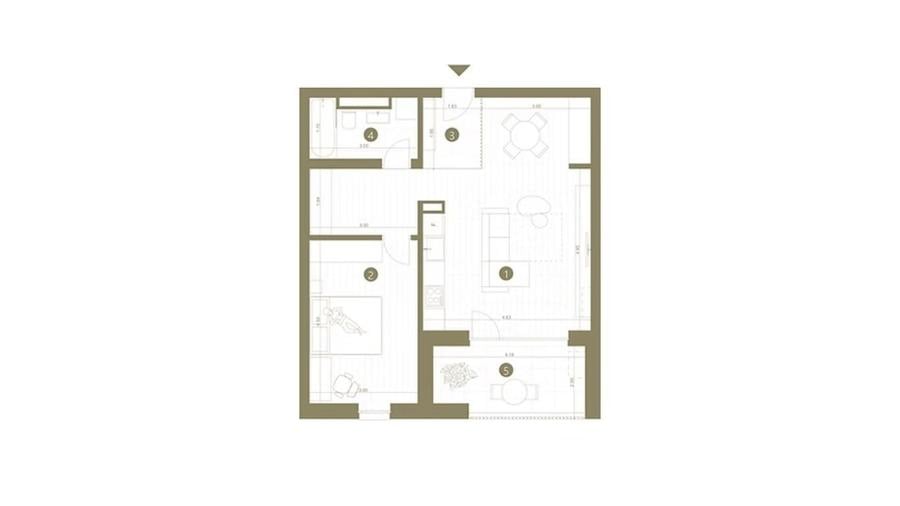 Apartament cu 2 camere de inchiriat 61mp Universita Medicina UVVG Arad - 3