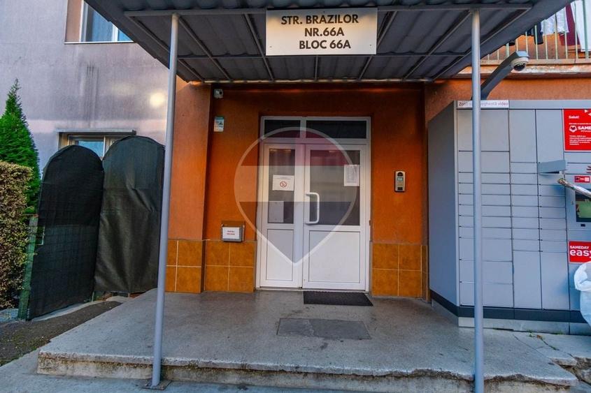 Apartament cu 2 camere nedecomandat, mobilat în Noua